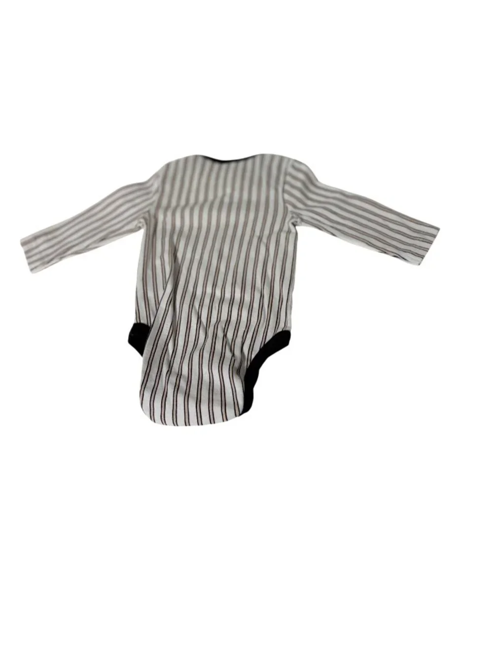 Best Beginnings Boys Infant Baby Size 6 months Pinstriped Tuxedo 1 piece Bodysui